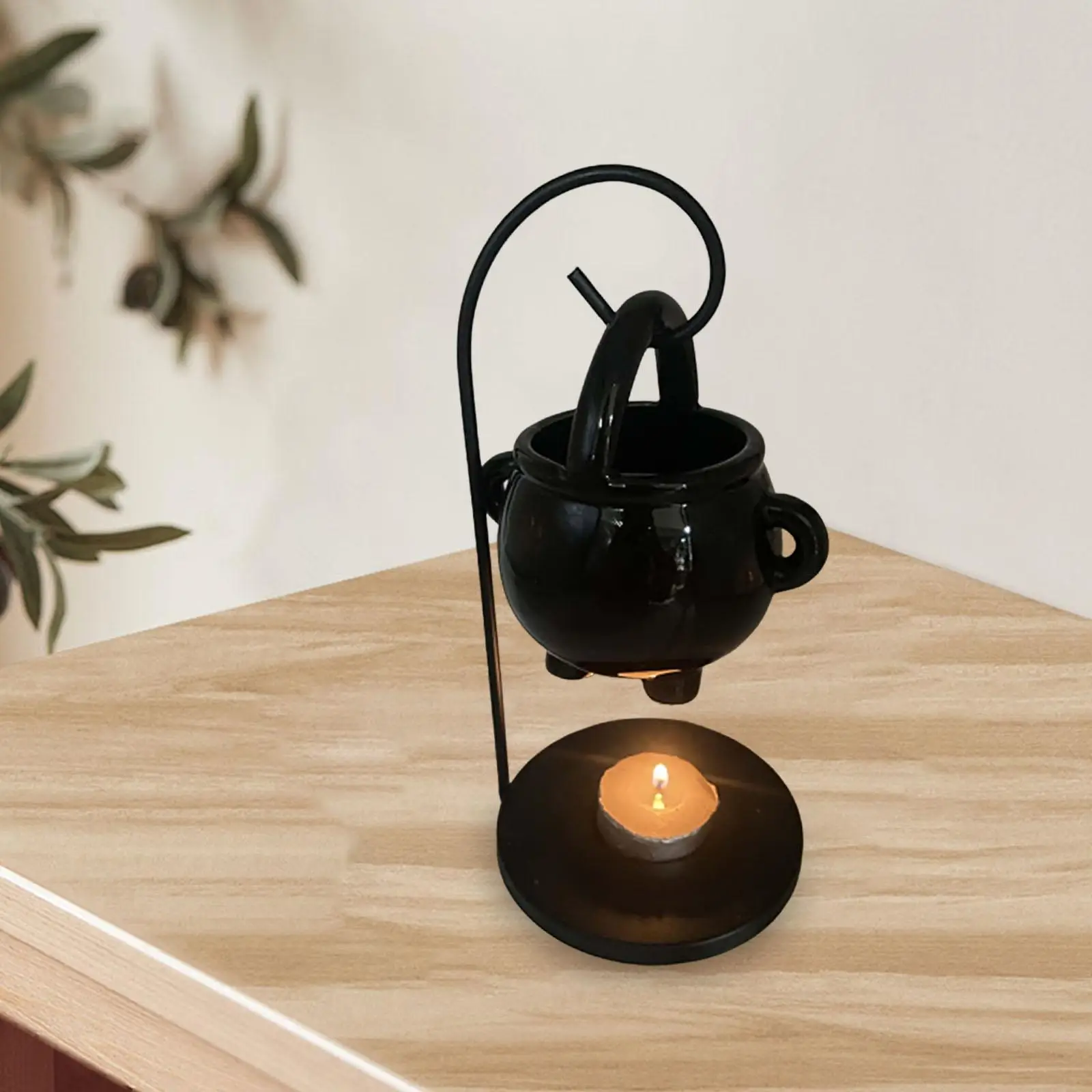Hanging Tealight Candles Holder Melt Fragrance Gift Warmer Ceramic Essential Oil Burner Diffuser for Yoga Living Room