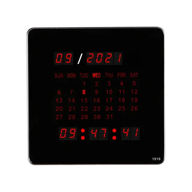 Las mejores ofertas en Calendario Digital Relojes de pared