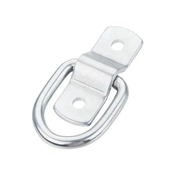 D Ring Cargo Lashing Lifting Ring Anchor Surface Mount Car Fastener Clip for Trucks Trailers Boat RV Campers Vans