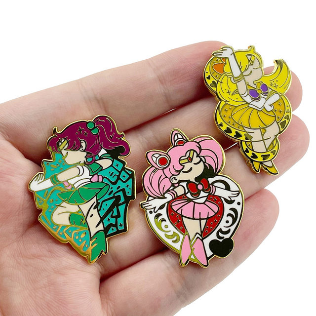 Regal Rose Prototype Sailor Moon Enamel Pin – Made by Nuwa