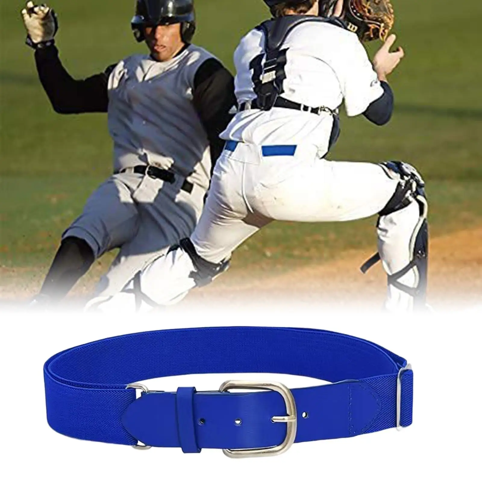 Baseball Belt Softball Belt Waistband for Women or Men Versatile Clothes Accessory Flexible Comfortable Buckle Closure Durable