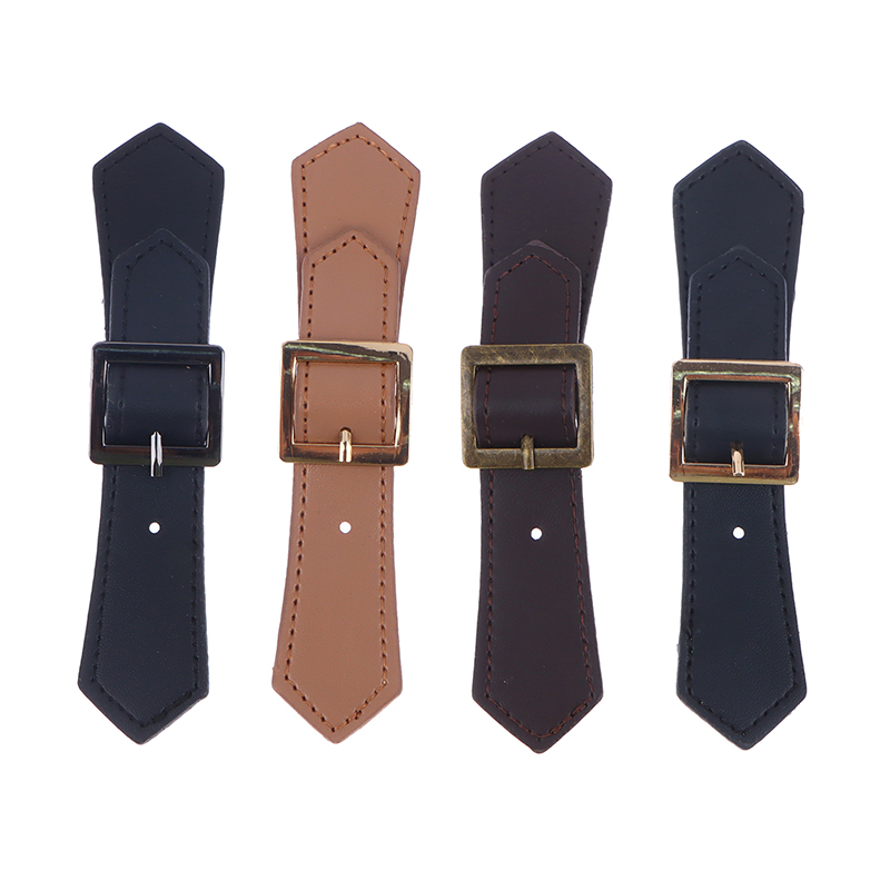 1Pc Metal Leather Button Windbreaker Coat Button Leather Metal Buckle Sweater Coat Windbreaker Belt Leather Buckle Accessories