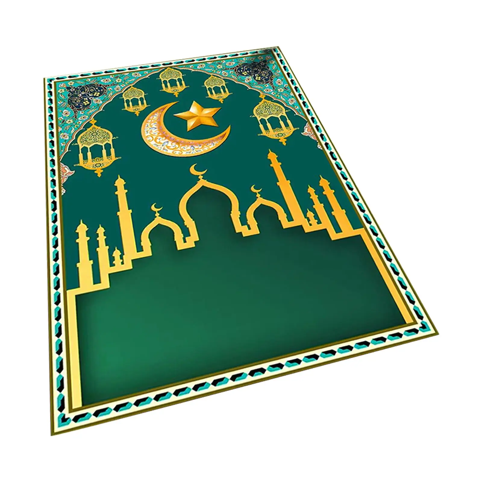 Prayer Carpet Thickened Floor Mat Eid Birthday Worship Mat Office Holiday Prayer Mat Decoration Ramadan Eid Gift