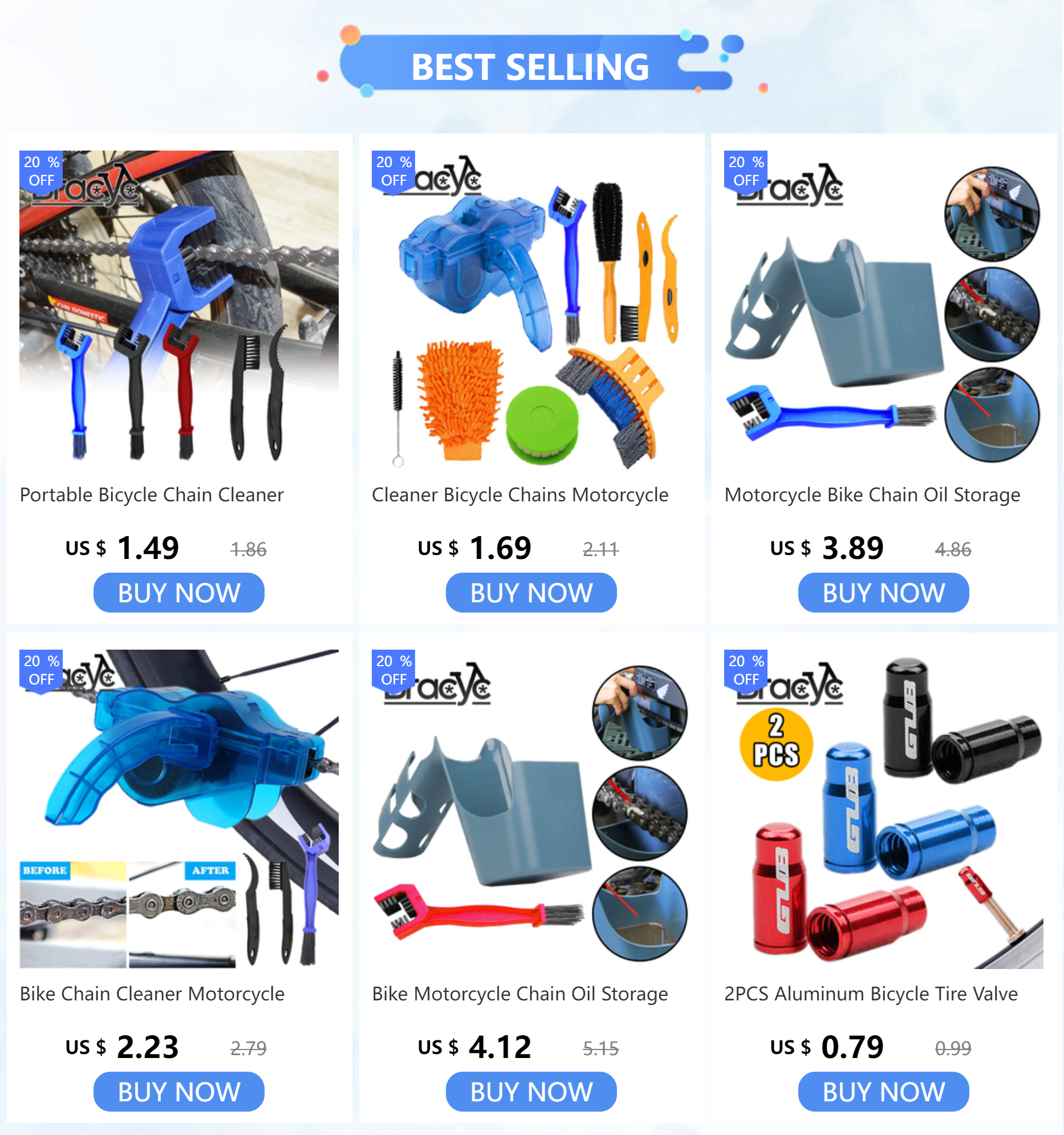 Bike Motorcycle Chain Oil Storage Tool Box Chain Cleaning Oil Splash