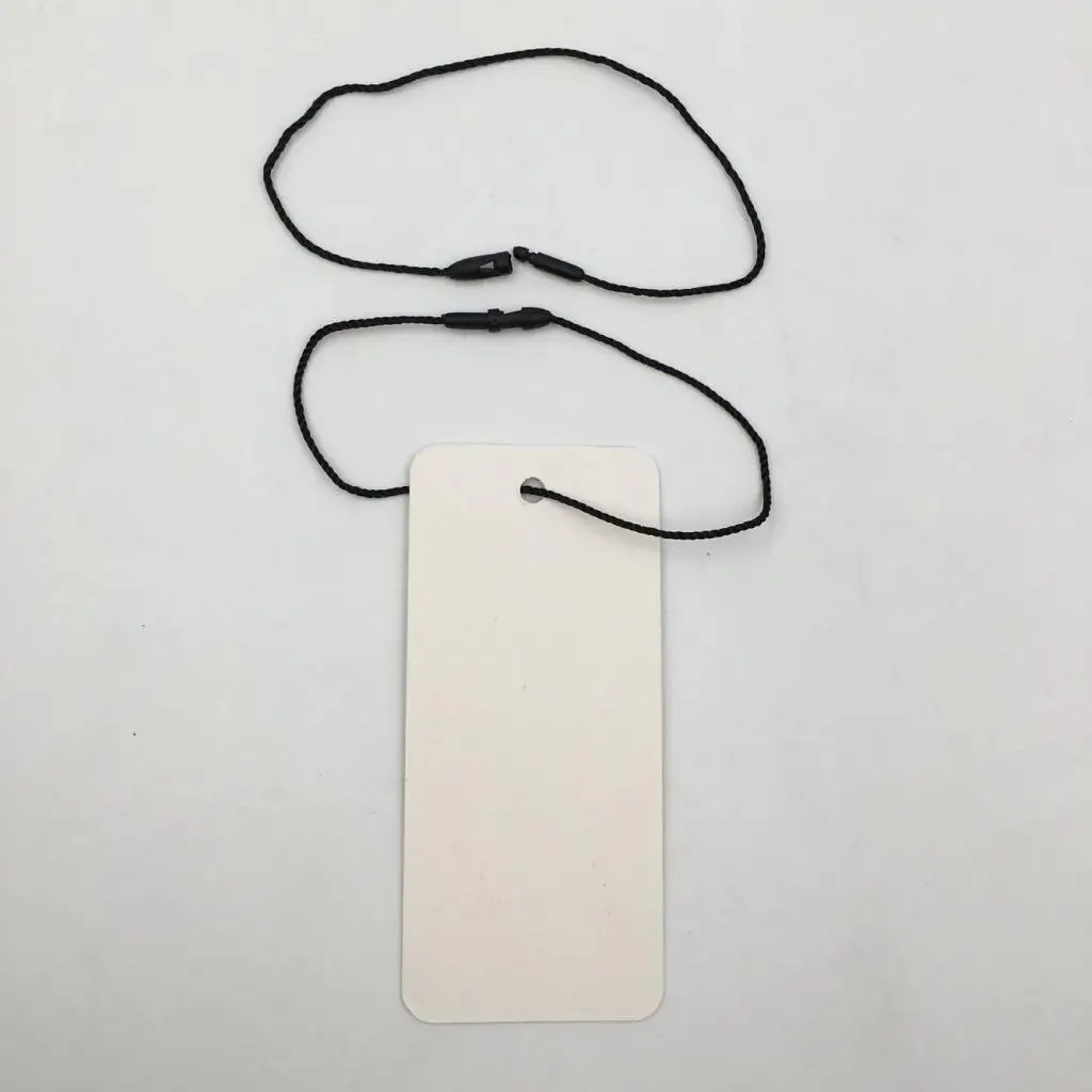 100pcs Blank Price Tags Rectangle Clothing Tag Marking Tag  String