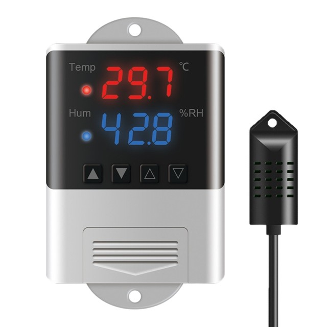 Digital Hygrometer 220v Humidity Control  Digital Temperature Humidity  Controller - Thermometer Hygrometer - Aliexpress