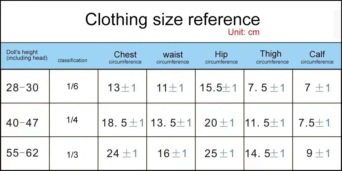 New 1/3 1/4 1/6 Doll's Clothes Tops for 60/45/30cm Male Female Bjd Doll Diy Girl Toys Dress Up Fashion Doll Accessories, No Doll