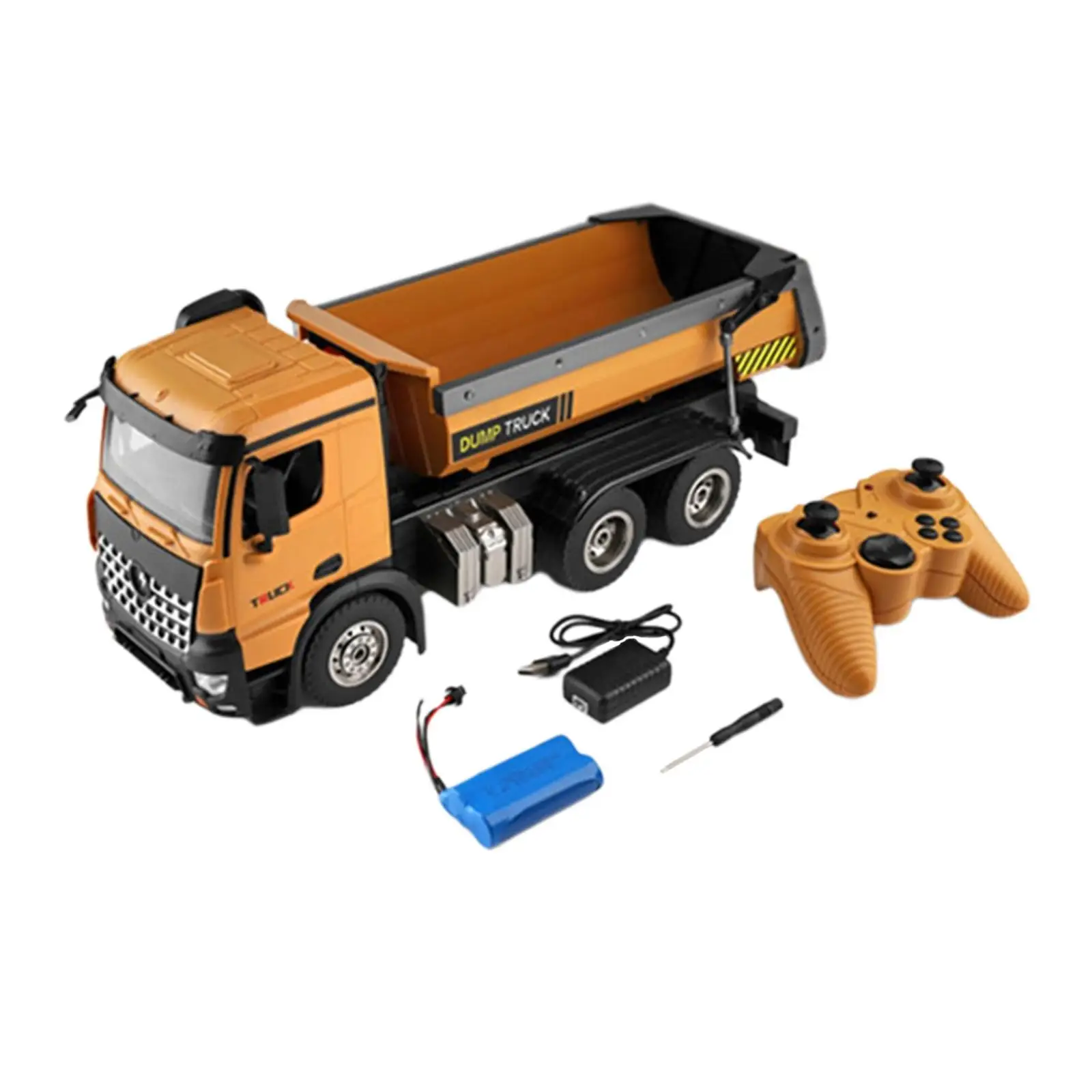  14600 Rechargeable Remote Controlled Dump Truck Toy for Kids
