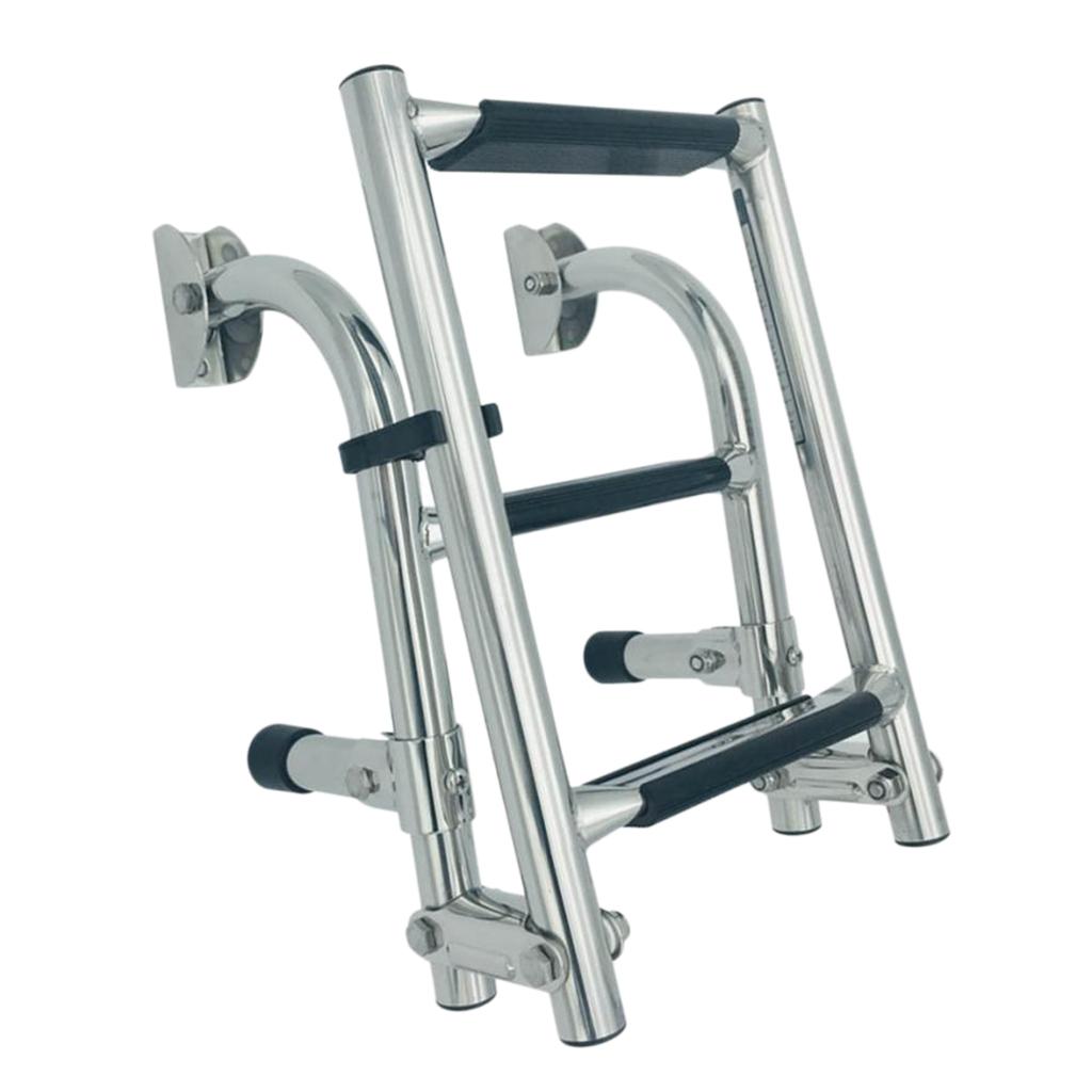  Stainless Steel Telescoping Boat Ladder - Dock Folding Ladder