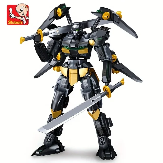 534PCS Black Bat Mecha Robot Building Blocks Joint Movable Action Figure  Model Bricks Desktop Ornaments Kids DIY Toys Gifts - AliExpress