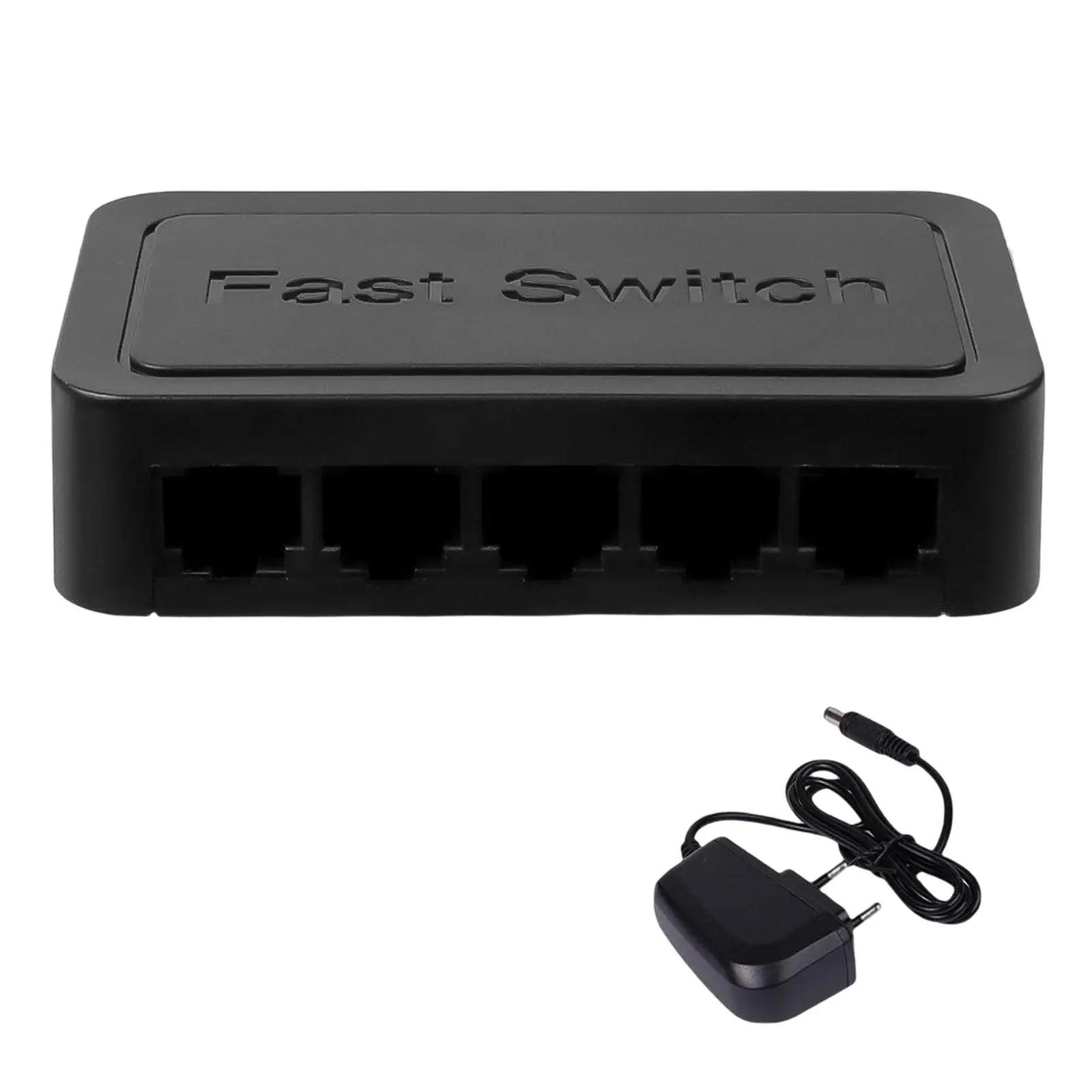 5 Port Gigabit Ethernet Fittings Switcher for Video Machine Home Office