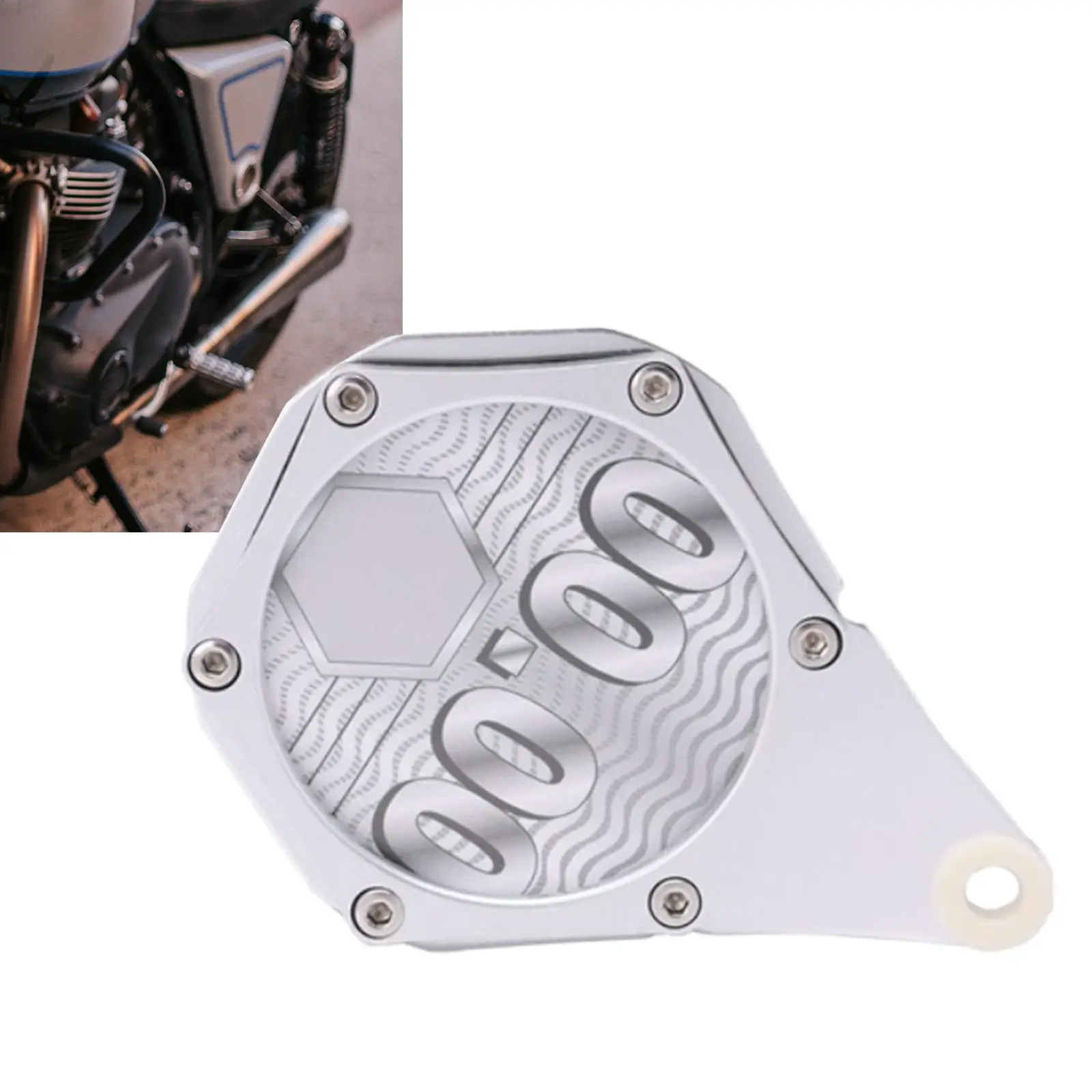 Hexagon Tax Disc Plate Universal Motorcycle Accessories for Scooter Motor Easy