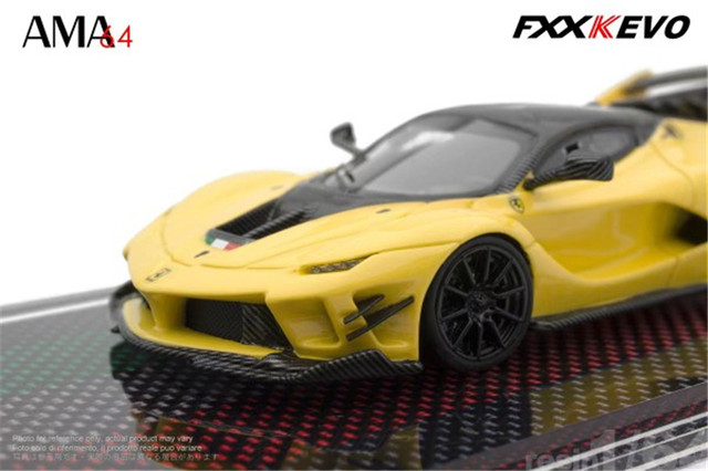 Preorder AMA64 1:64 FXX-K EVO Standard Red /Skyblue / Yellow Model Car -  AliExpress 26