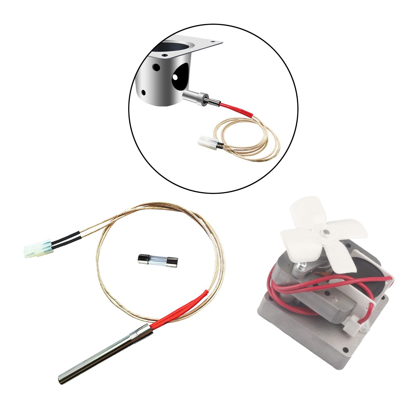 Barbecue Auger Motor Set Replacement Parts Grill Induction Fan Kit for Camping Outdoor Oven Stove Barbecue Accessories