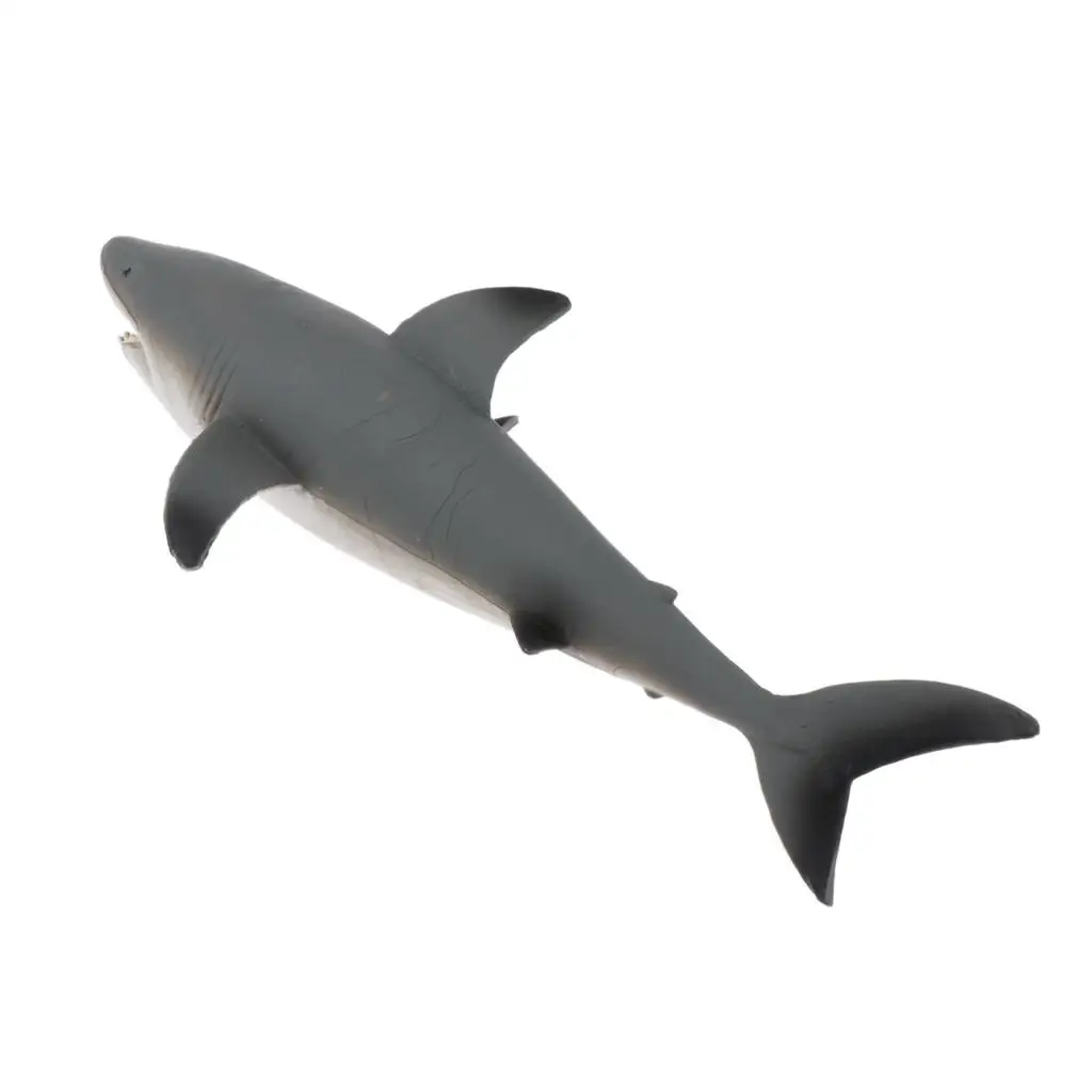 7.3 Inch Plastic Carcharias Shark Figurine Realistic Animal Figure Toys for Kids