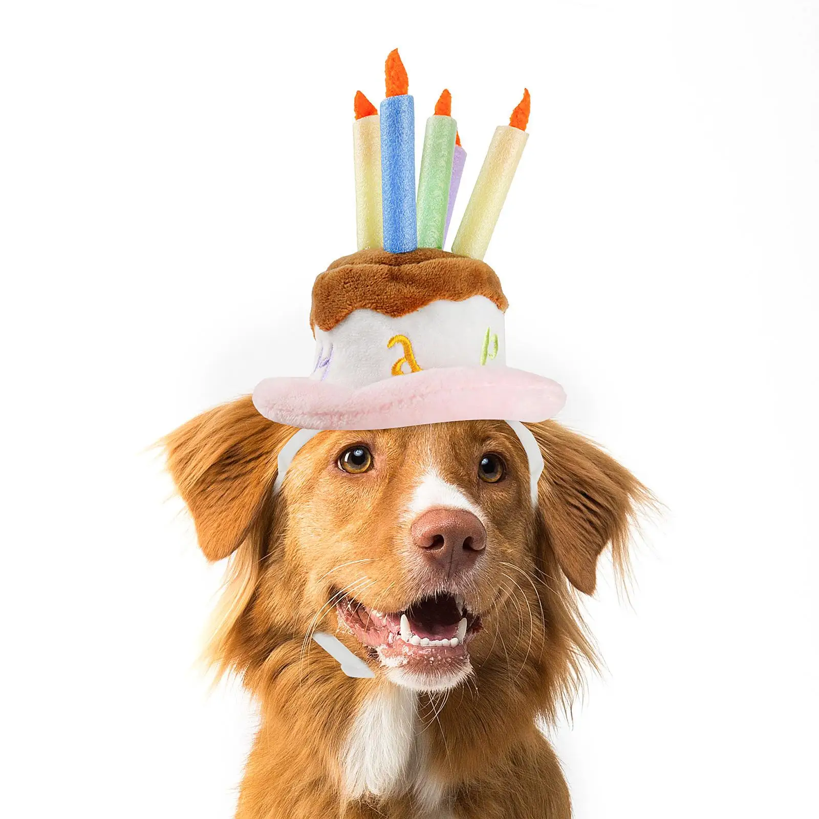 Adorable Pet Headwear Costume Accessories Apparel Outfits Dog Cat Birthday Cake Hat for Puppy Photograph Holiday Party Easter