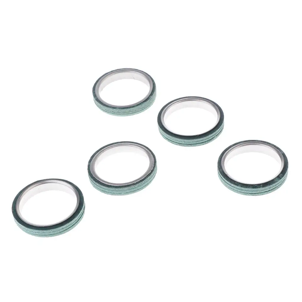 5 Pcs Exhaust Pipe Gasket for GY6 125CC 150CC Motors Scooter Moped 30mm