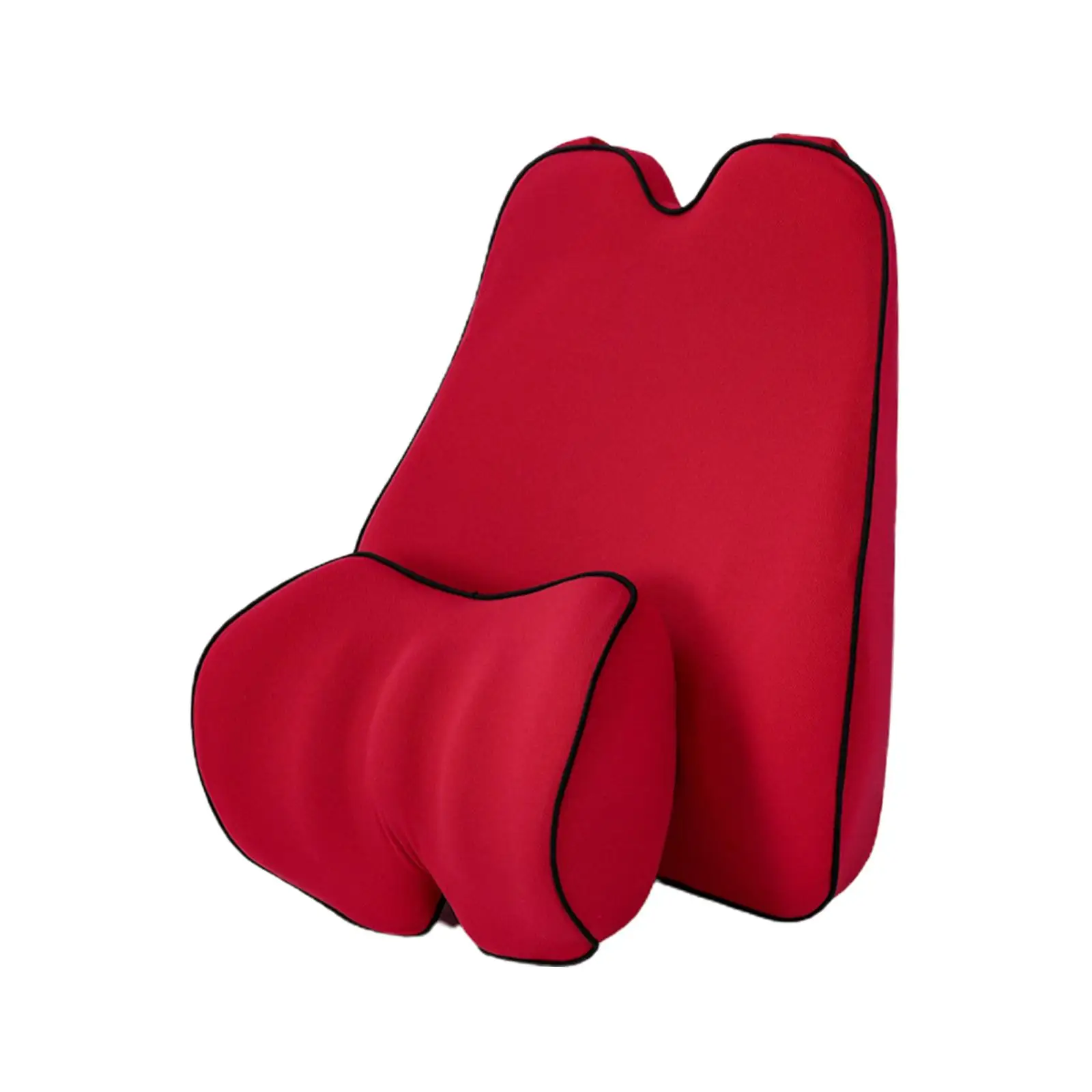 Car Back Cushion Lumbar Support Memory Foam Lumbar Support Cushion for Gaming Chair Lower Back Support Cervical Headrest