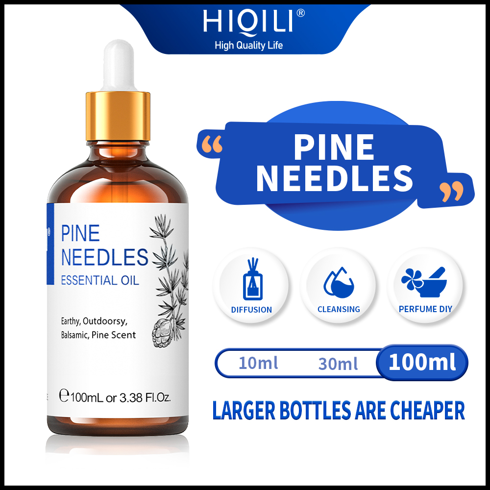 Best of HIQILI 100ML Pine Needles Essential Oils, 100% Pure Nature For Aromatherapy Used For Diffuser，Humidifier，Massage Woody Reviews & Tips