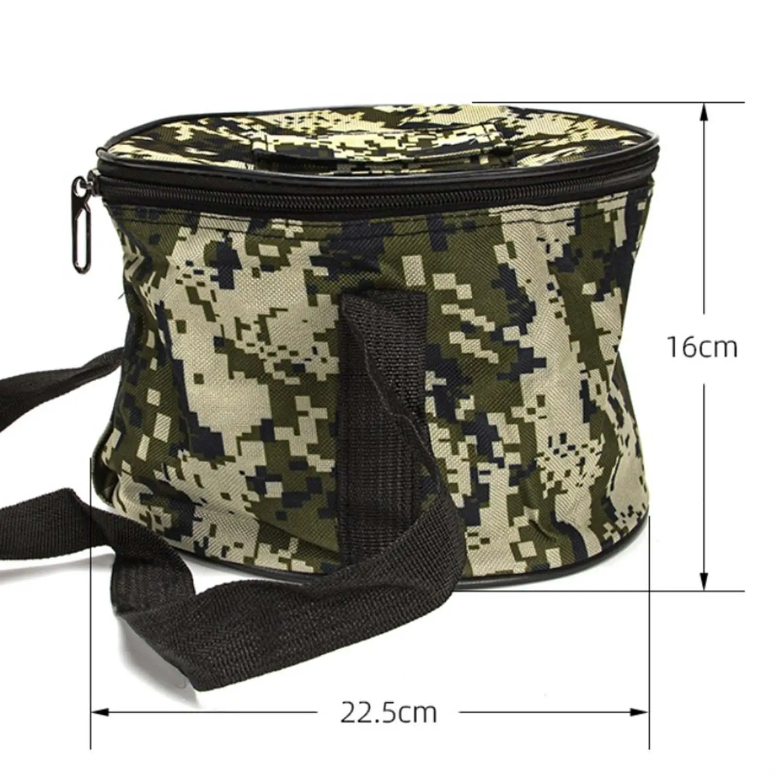 Fishing Tackle Bag Lure Holder Portable Freshwater Saltwater Oxford Fabric Utility Bag Multifunctional Fishing Accessories Bag