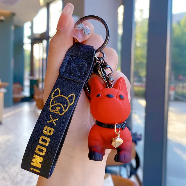 Designer French Bulldog Dog Keychain High Quality Leather Bag Pendant For  Car Interior Decoration Wholesale Volume Available From Boutique6868,  $10.26
