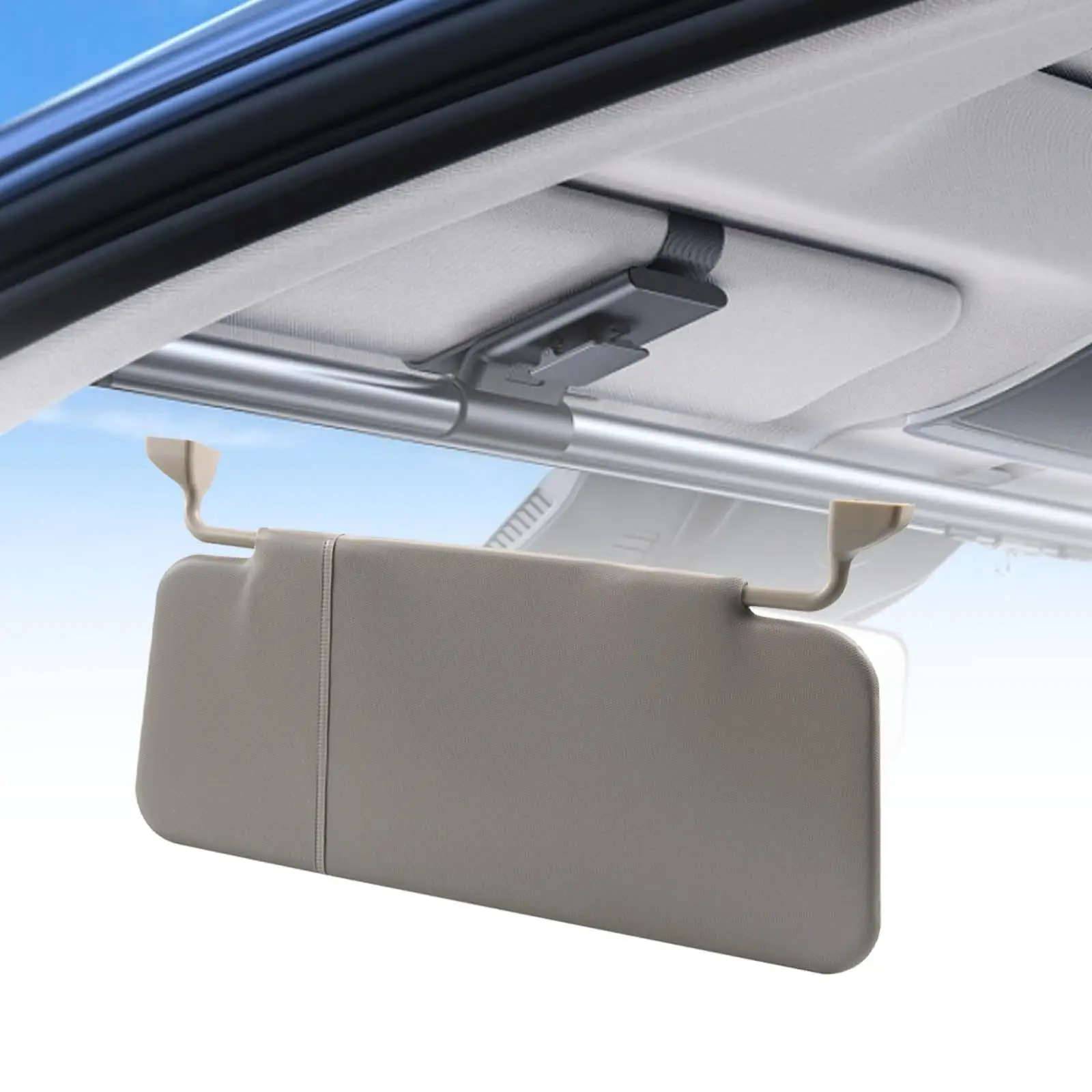 Replacement Sun Visor Shield Replaces Gray for Engineering Vehicle Vehicle Spare Parts Good Performance Easily Install
