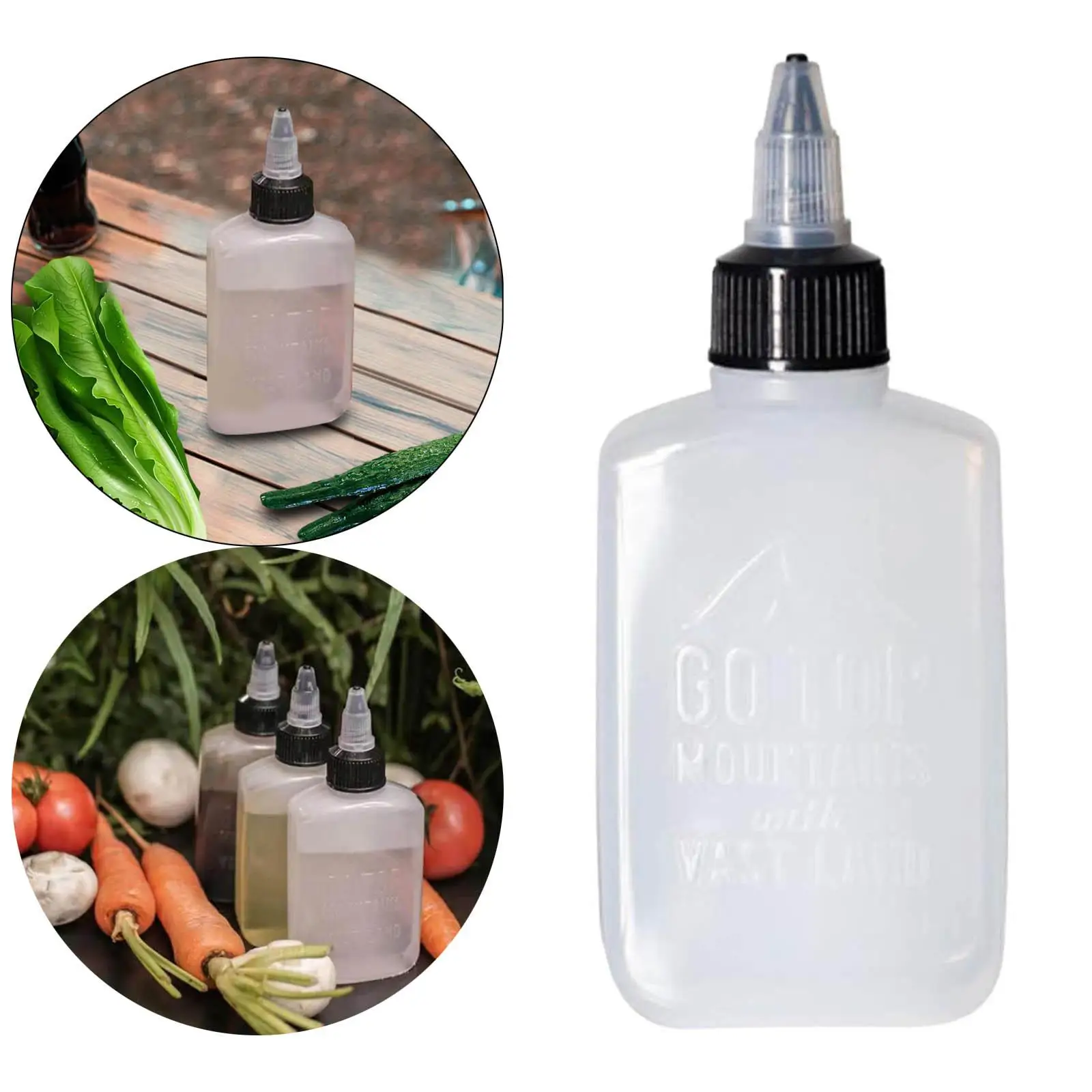 Portable Oil Bottle Leakproof Lightweight Sauce for