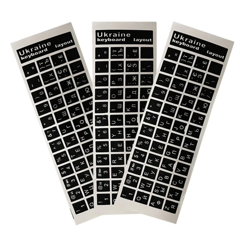 896F Украина черный/прозрачный фон с белой/цветной надписью для компьютера  | AliExpress