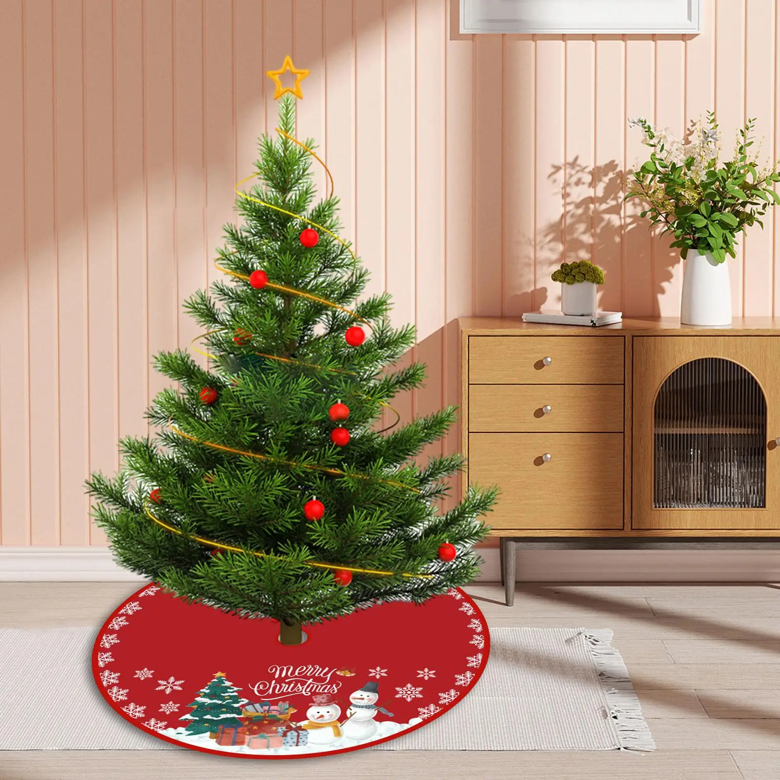 Christmas Tree Skirt Diameter 90cm Christmas Decoration Christmas Supplies Xmas