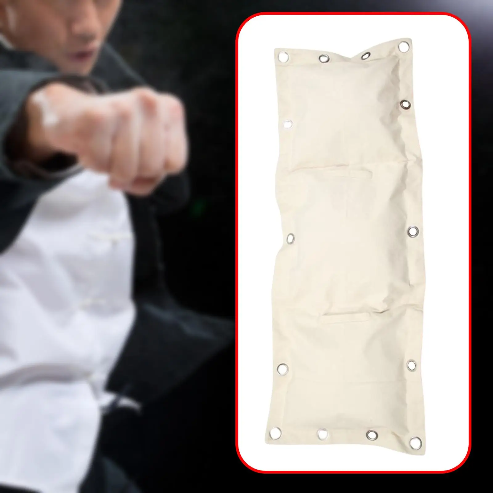Wall Sandbag Empty Canvas Wall Bags Fore Arm Workouts Wall Mounted Outdoor Indoor Professional Sports Target Training 3 Section