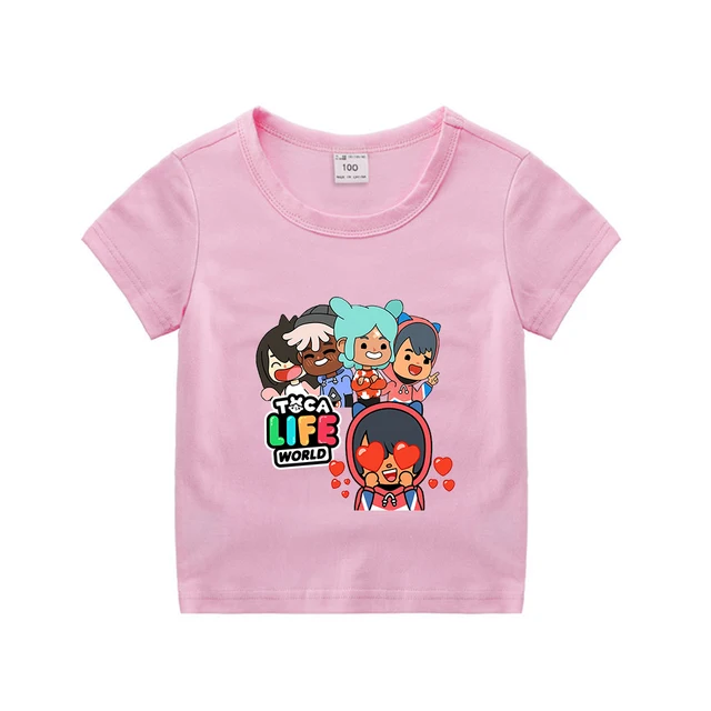 Hot Children Game Toca Life World Tshirt 3D Anime Toca Boca Life World Game  T Shirt Kids Tops Tee Teenager Oversized Streetwear - AliExpress