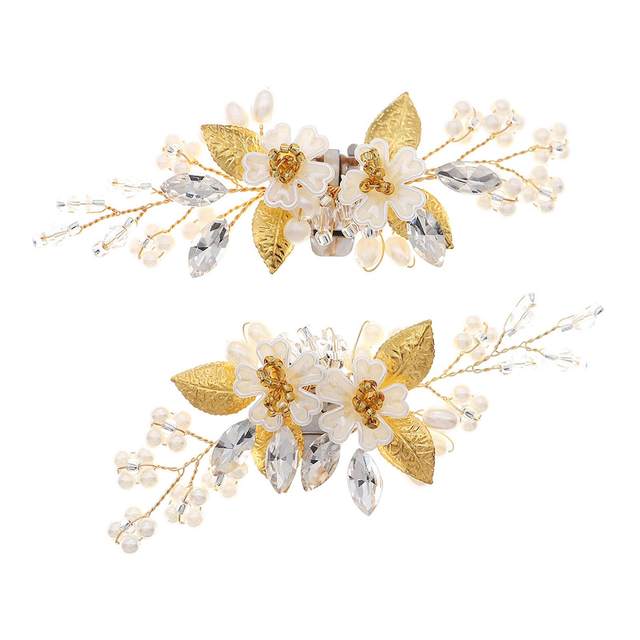 2x Ladies Shoe Clips DIY Accessories Shoe Decoration Buckles for Party Banquet Hat Coat
