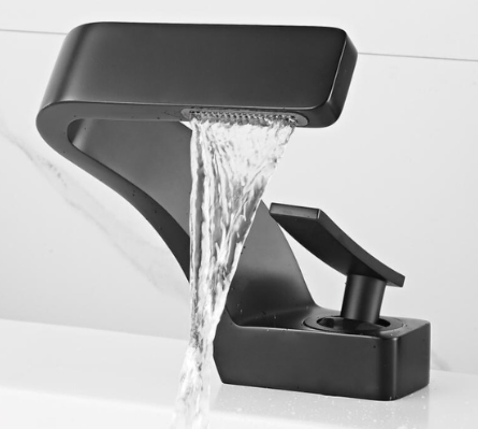 Title 8, Bathroom Sink Faucet Single Handle Hot and Cold...