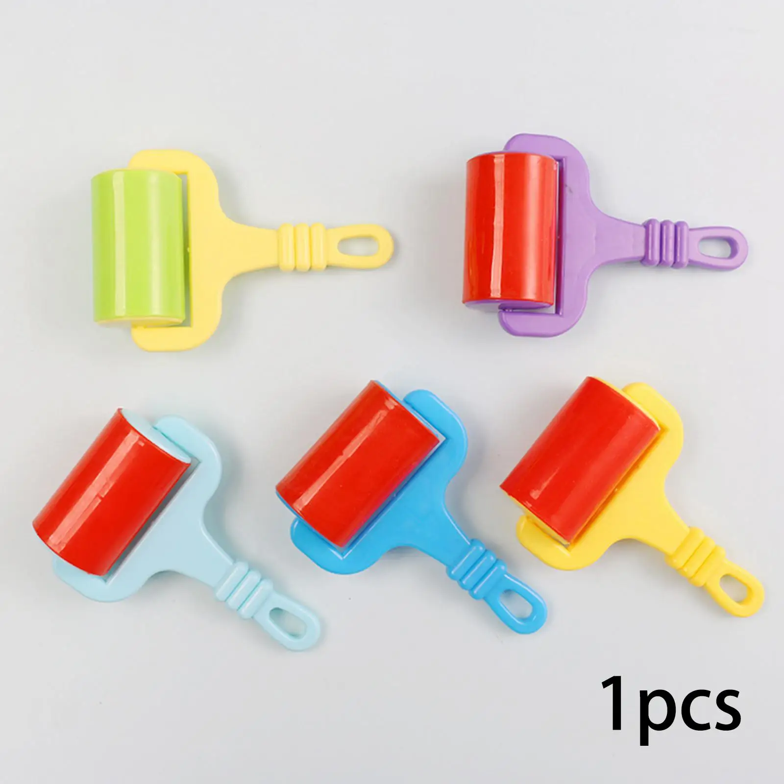 Polymer Clay Roller Random Color for Kids Adults Children DIY with Handle Clay Tools Plasticine Tool Ceramic Pottery Tools