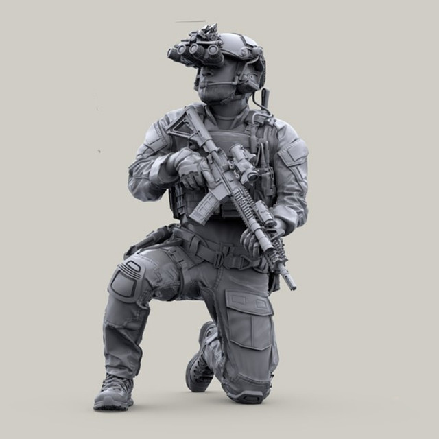 1/35 Resin Figure US Special Forces/MARSOC Modern Soldier in Action with  GPNVG-18 Panoramic Night Vision Goggles Self-Assembly B - AliExpress