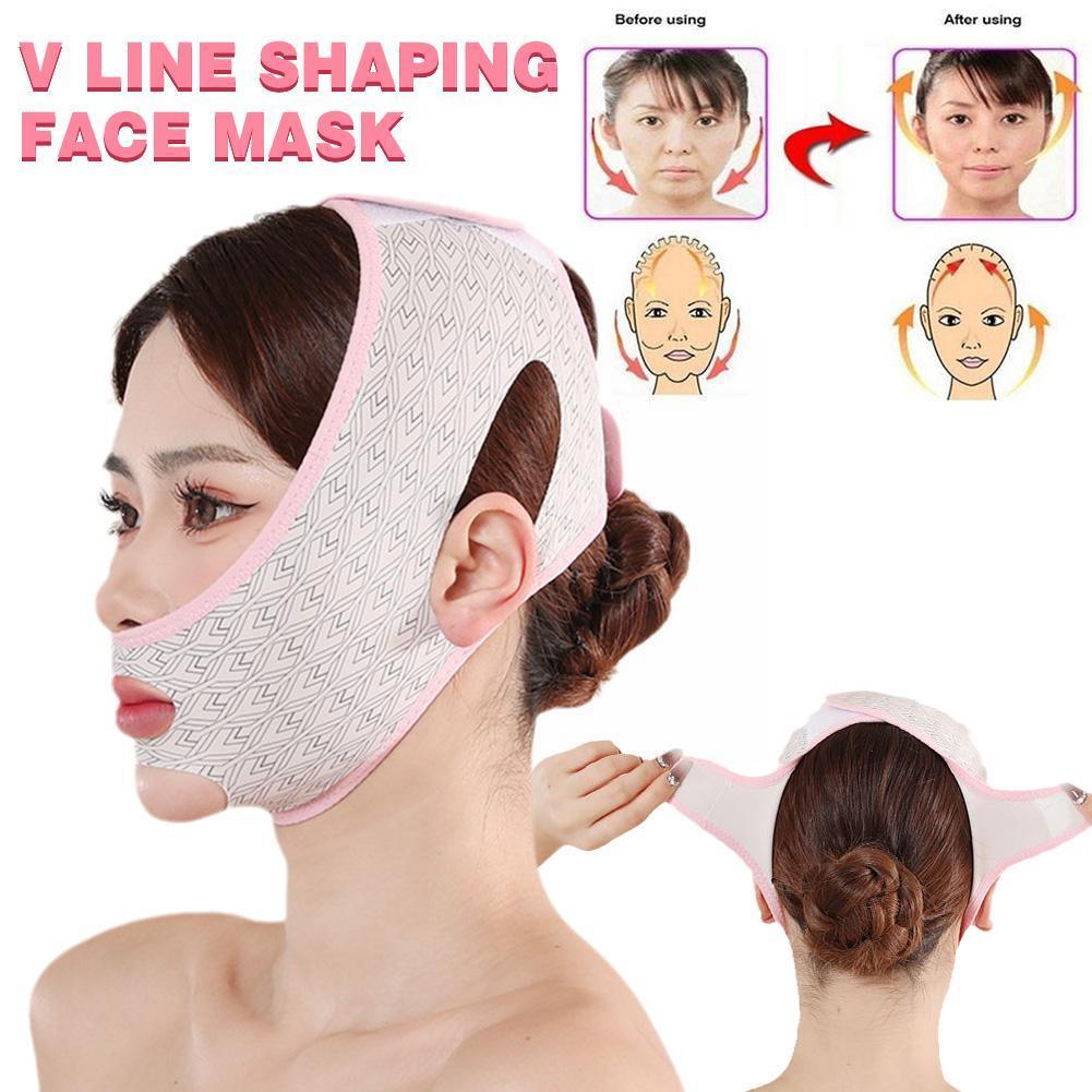 Best of Breathable V Face Band Cheek Lift Up Face Thin Mask Wrinkle Bandage Bandage Reduce Anti V-Line Double Face Chin Shaping S3Q5 Reviews & Tips