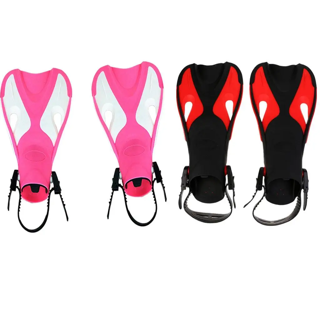 1 Pair  Swim  Floating Training  Flippers with Adjustable Open  for Swimming Diving Water Sports
