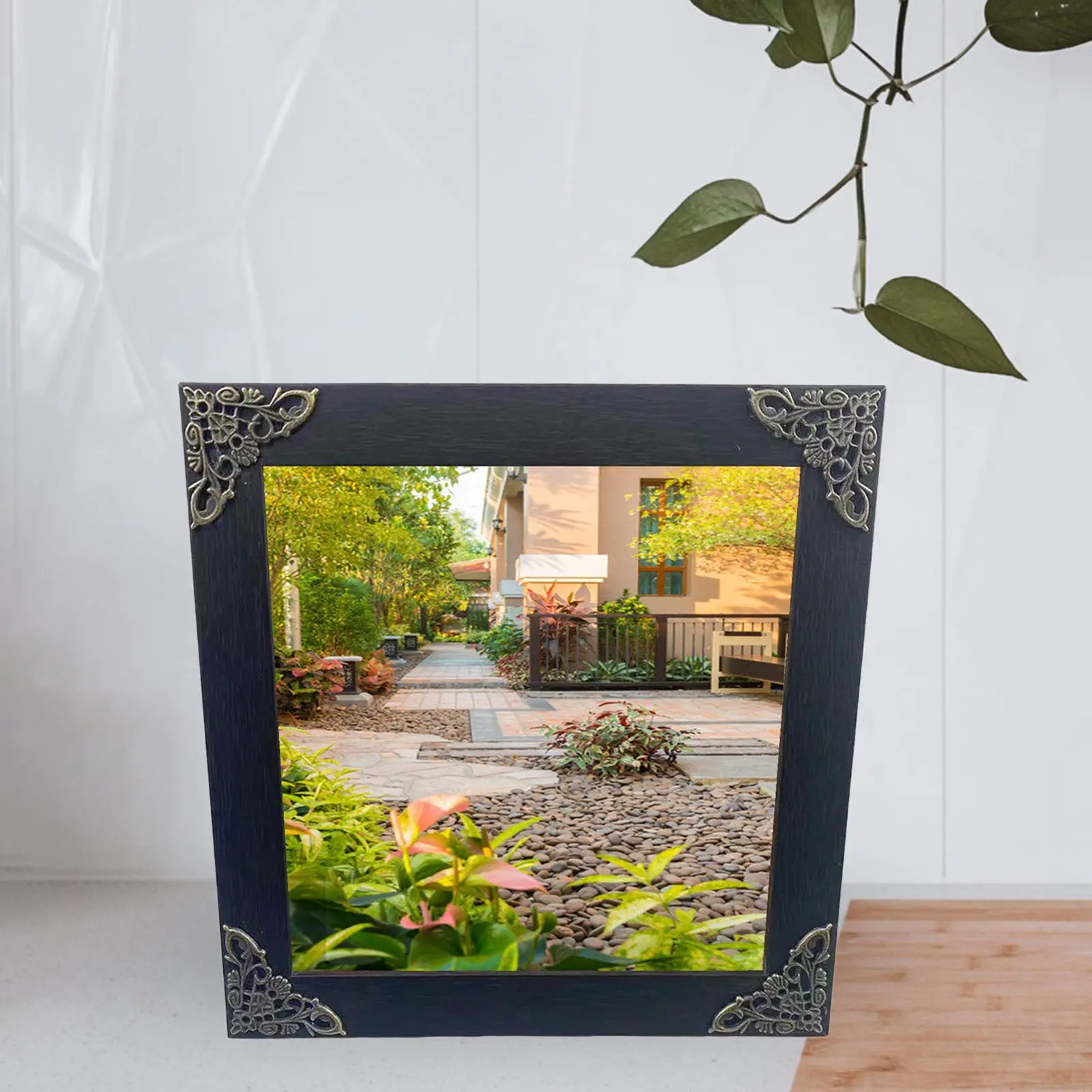 Wood Photo Frame Picture Frame Tabletop Display Holder for Home Living Room