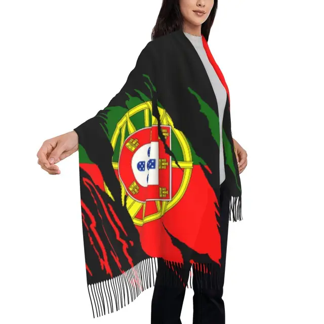 Personalized Printed Portugal Scarf Women Men Winter Fall Warm Scarves  Portuguese Art Shawls Wraps - AliExpress