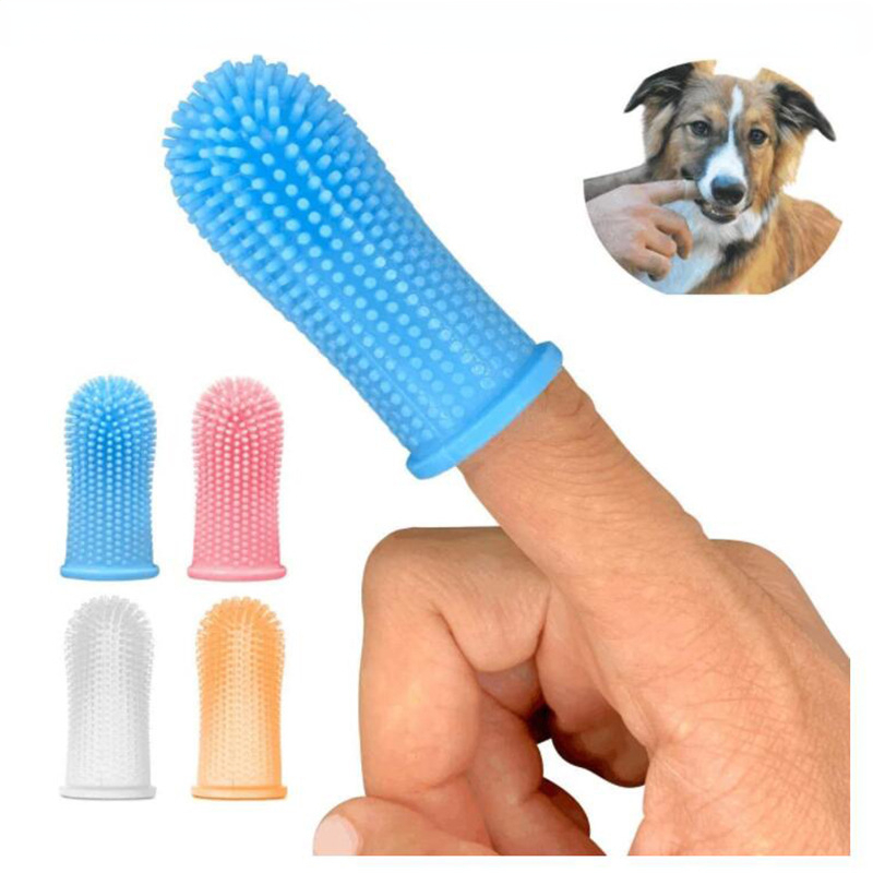 Title 1, New Dog Super Soft Pet Finger Toothbrush Teeth ...