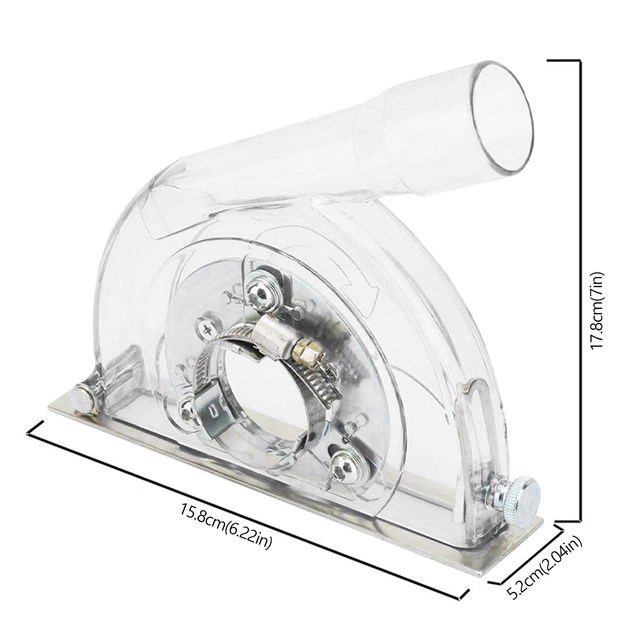 Cofano Protezione Per Smerigliatrici Angolari 115mm/125mm - Con Aspirazione Polvere