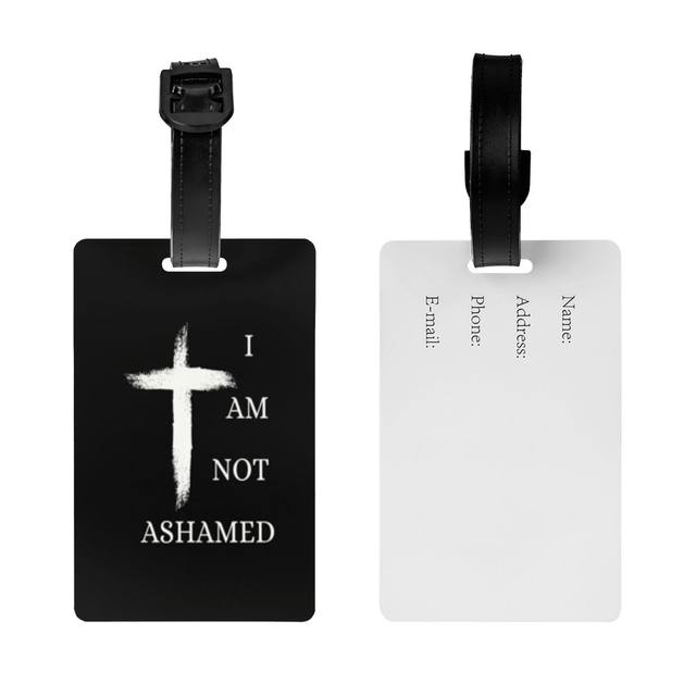 Custom Jesus Fish Luggage Tag Privacy Protection Christian Baggage Tags  Travel Bag Labels Suitcase - AliExpress