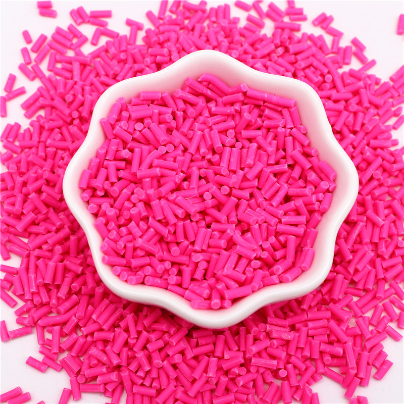 Bunte Mischung aus zylindrischen Polymerscheiben, Streusel zum Schleimfüllen von Ton, DIY-Kristallhandwerk, kleines Kunststoff-Klei-Zubehör – Detail 18