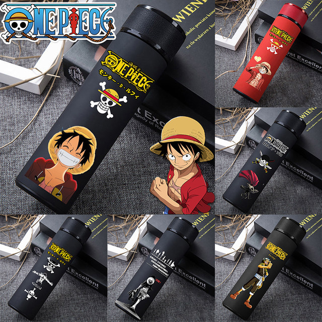 One Piece Pirate King Water Bottle, Thermos Bottle 500ml