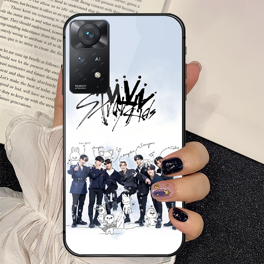 Чехол для телефона Stray Kids SKZ Kpop из закаленного стекла для Xiaomi  Redmi Note 7 8 9 10 11 12 S Pro Plus 5G 9C 10C K60 | AliExpress