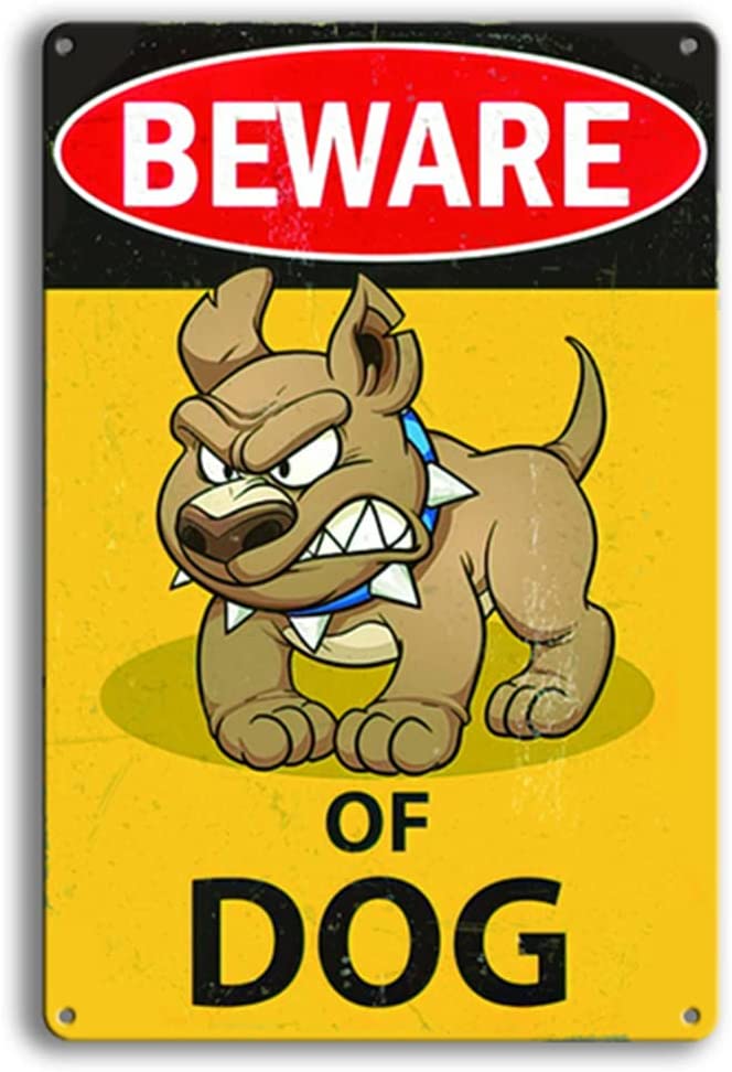 Title 20, Warning Beware Of Dog Sign Be Aware Of The Dog ...