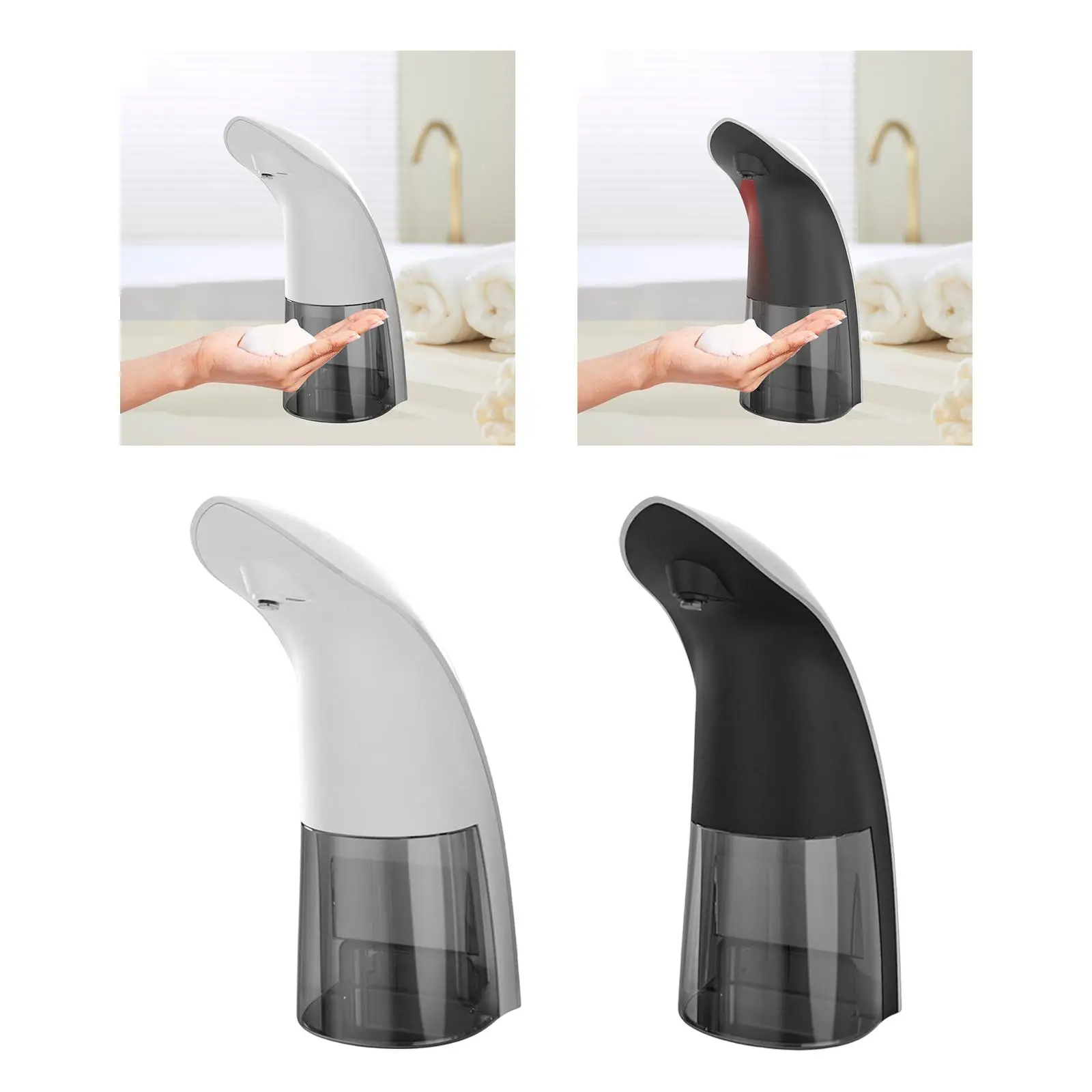 Automatic Induction Foam Liquid Soap Dispenser Non Contact Tool Hands Free Hand Washer for Kitchen Toilet Hotel