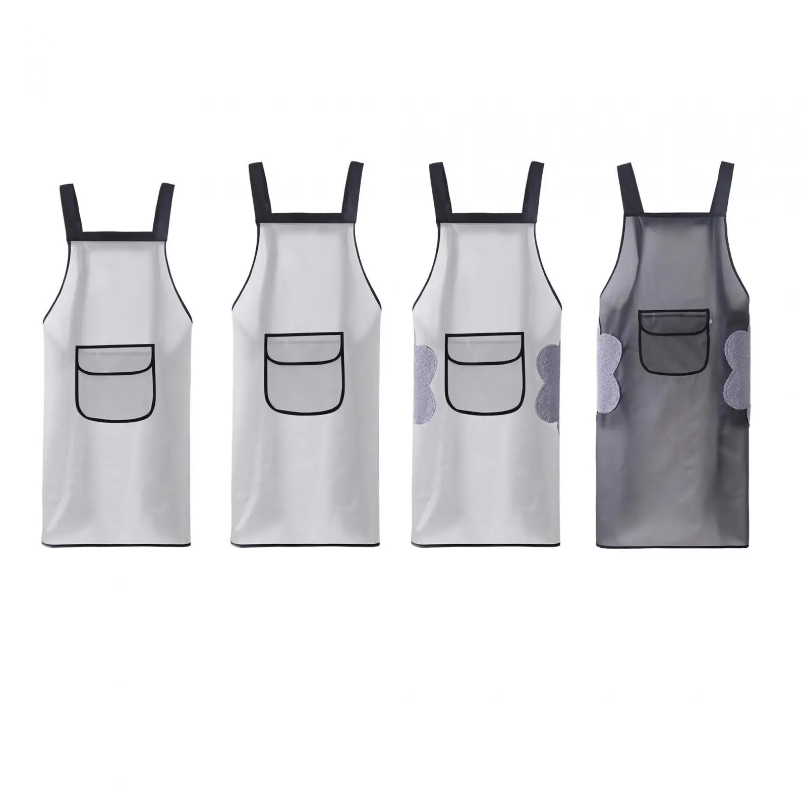 Chef Apron Cooking Apron Gardening Apron WaterOil Apron Durable for Art , DIY Occasion Translucent Paint Apron