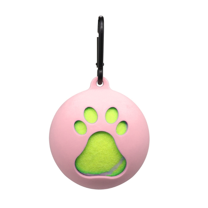 Tragbarer Haustierball-Abdeckungshalter mit Hundeleinenbefestigung. Standard-Tennisballhalter für einfache Outdoor-Abenteuer – Detail 4