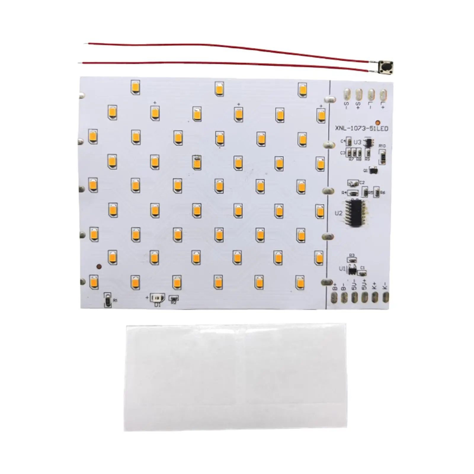 Circuit Board Multigear Operation Folding 51 LED Portable Drive Board Candle Lamp Control with 3 Gears Modes for PC Controller